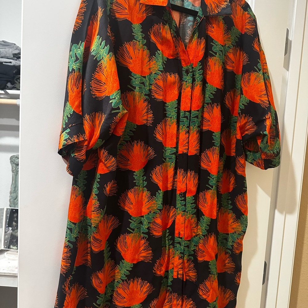 Lexbreezy Aloha Button dress